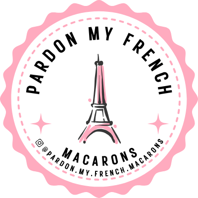 Pardon My French macarons seal